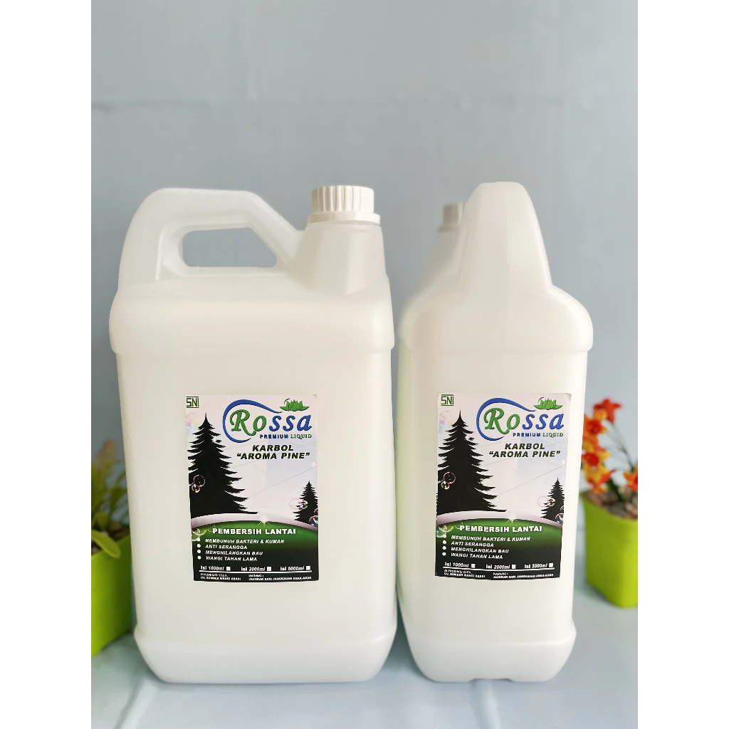 ROSSA - KARBOL WANGI AROMA PINE 5 LITER Pembersih Lantai Anti Bakteri