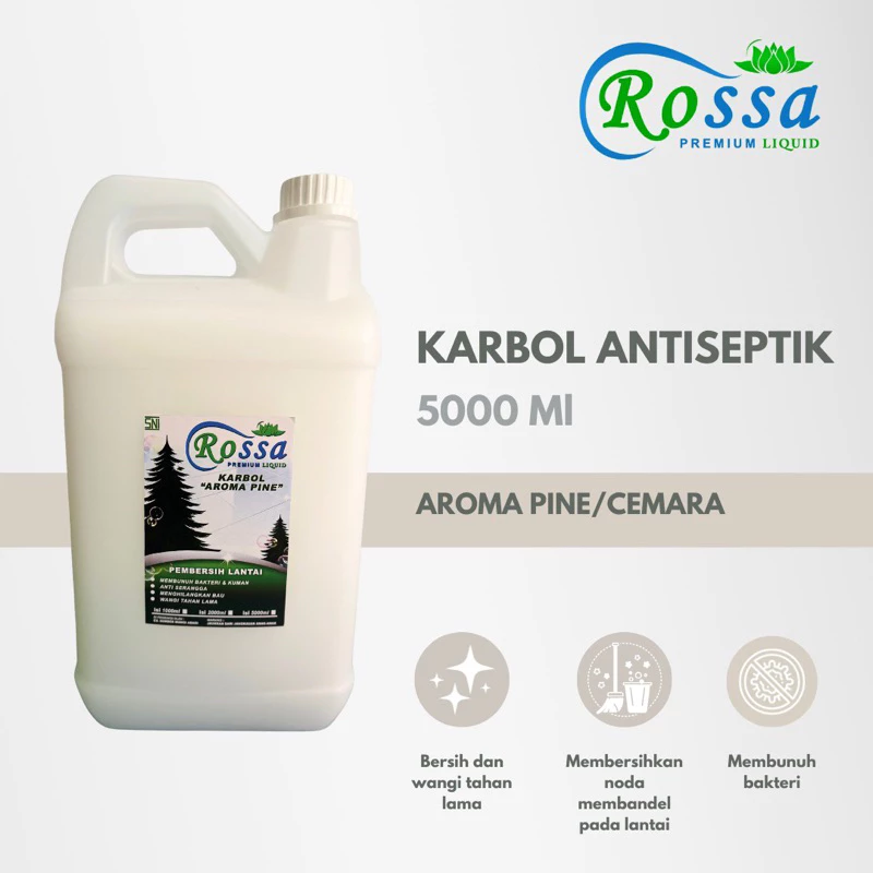ROSSA - KARBOL WANGI AROMA PINE 5 LITER Pembersih Lantai